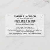 Tegelservices - Tegel Layer Visitekaartje (Achterkant)