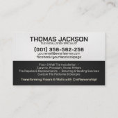 Tegelservices - Tegel Layer Visitekaartje (Achterkant)