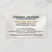 Tegelservices - Tegel Layer Visitekaartje (Achterkant)