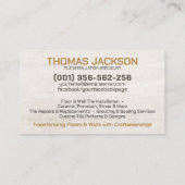 Tegelservices - Tegel Layer Visitekaartje (Achterkant)