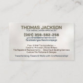 Tegelservices - Tegel Layer Visitekaartje (Achterkant)