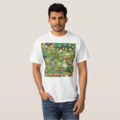 Tegelspel Forest Level Pattern T-shirt (Voorkant volledig)