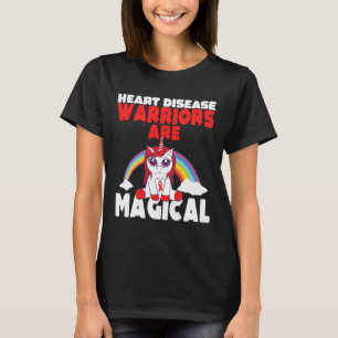 Tegeltje Hartziekte bewustzijn Cute Magische Eenho T-shirt