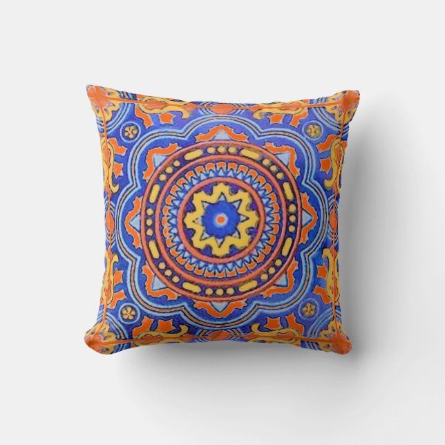 Tegeltje van Talavera Kussen (Voorkant)