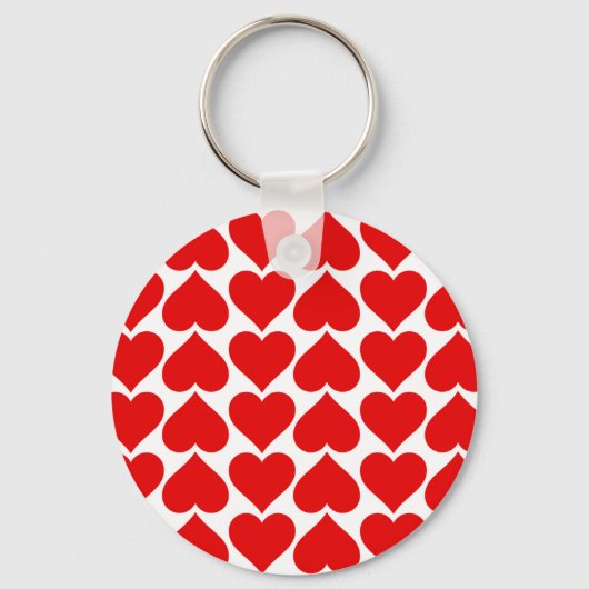 Tegeltjes Hartjes Sleutelhanger (Voorkant)