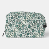 Tegeltjes met vintage turquoise bloemmotief uit Ch Toilettasje (Achterkant)