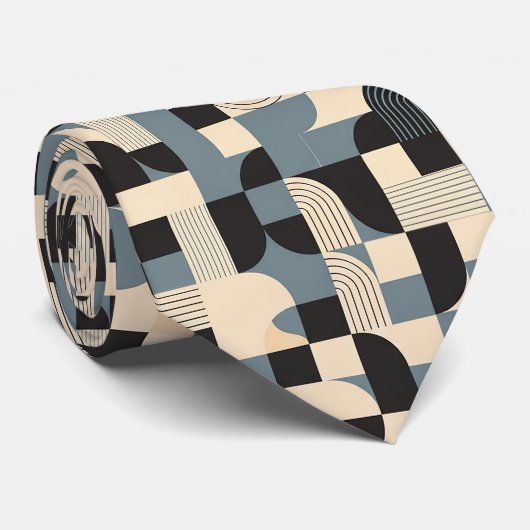 Tegeltjes modern stijlpatroon stropdas (Opgerold)