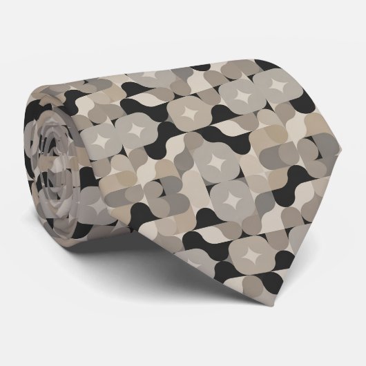 Tegeltjes modern stijlpatroon stropdas (Opgerold)
