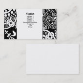 tegelversieringen visitekaartje (Voorkant / Achterkant)