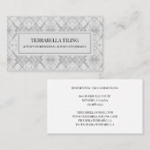 tegelvloer visitekaartje (Voorkant / Achterkant)