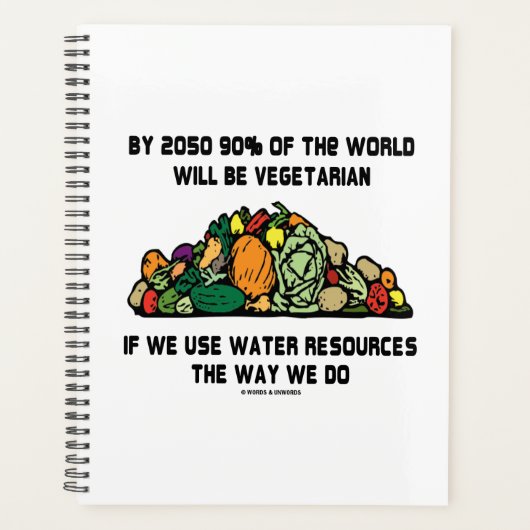 Tegen 2050 zal 90% van de wereld vegetariër zijn planner (Voorkant)