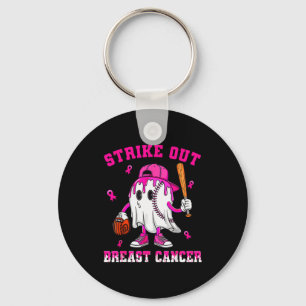 Tegen Borstkanker T-Shirt Jongen Baseball Drip N Sleutelhanger
