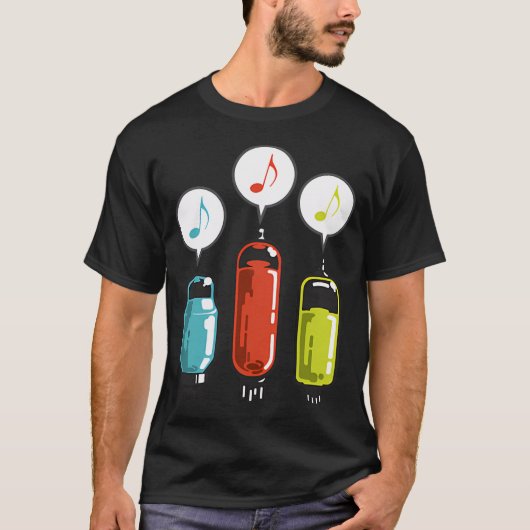 Tegen de aanrecht springen t-shirt (Voorkant)