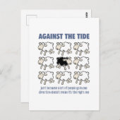 Tegen de Brede Briefkaart (Voorkant / Achterkant)