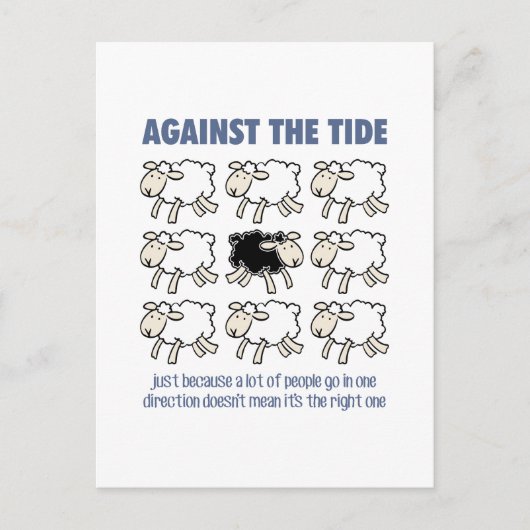 Tegen de Brede Briefkaart (Voorkant)