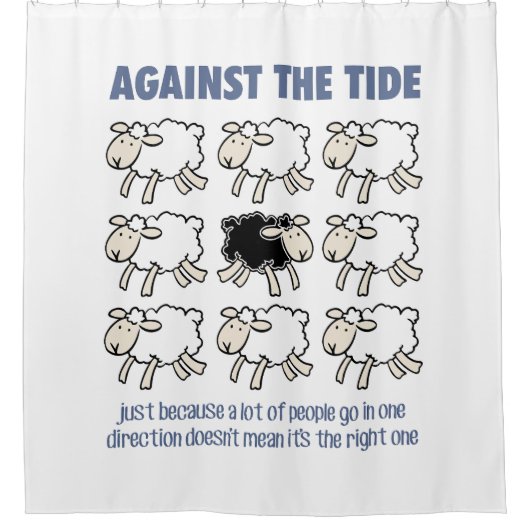 Tegen de Brede Douchegordijn (Voorkant)