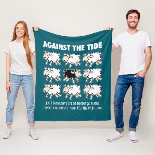 Tegen de Brede Fleece Deken (In situ)