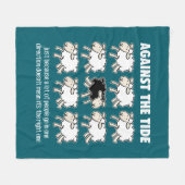 Tegen de Brede Fleece Deken (Voorkant (Horizontaal))