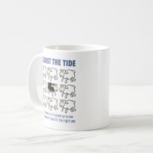 Tegen de Brede Koffiemok (Voorkant links)