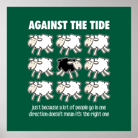 Tegen de Brede Poster (Voorkant)