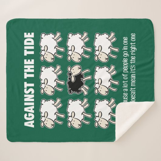 Tegen de Brede Sherpa Deken (Voorkant (horizontaal))