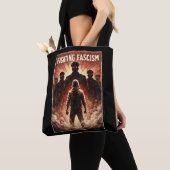 Tegen de duisternis staan tote bag (Dichtbij)