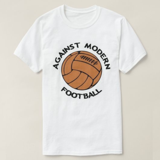 Tegen de moderne Football kleding T-shirt (Design voorkant)