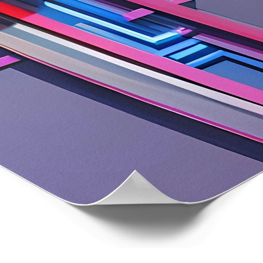 Tegen de muur poster (Hoek)