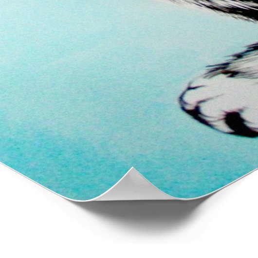 tegen de muur poster (Hoek)