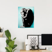 tegen de muur poster (Thuiskantoor)