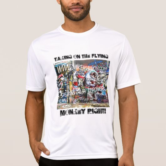 TEGEN DE MUUR T-SHIRT (Voorkant)