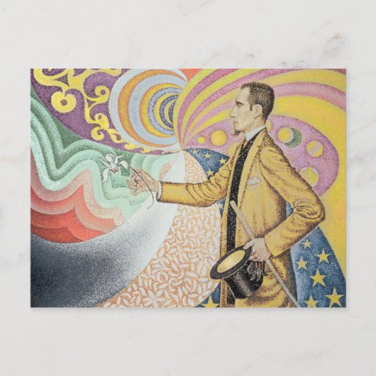 Tegen de naam van een achtergrondritme briefkaart (Voorkant)