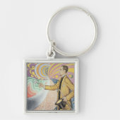 Tegen de naam van een achtergrondritme sleutelhanger (Voorkant)