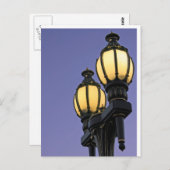 Tegen de paarse hemel briefkaart (Voorkant / Achterkant)