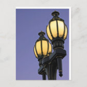 Tegen de paarse hemel briefkaart (Voorkant)