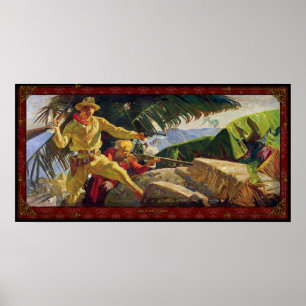 Tegen de piraten van Sarawak - Poster