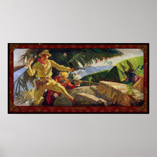 Tegen de piraten van Sarawak - Poster