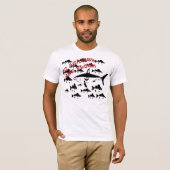 TEGEN DE STROOM T-SHIRT (Voorkant volledig)