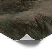 Tegen de zonsondergang door Remington,  cowboys Poster (Hoek)