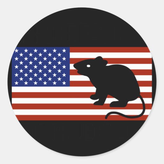 Tegen het fascisme ronde sticker (Voorkant)