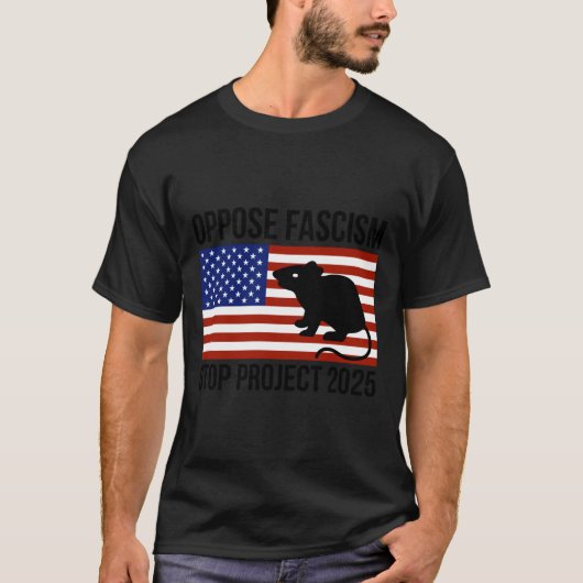 Tegen het fascisme t-shirt (Voorkant)