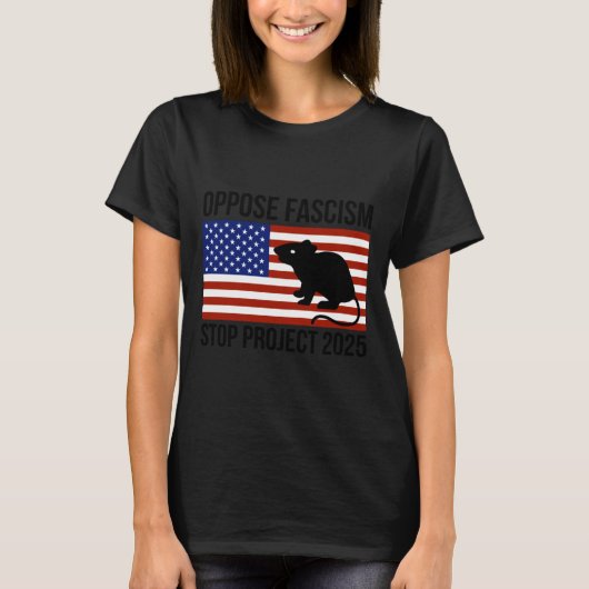 Tegen het fascisme t-shirt (Voorkant)