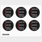 Tegen ICE Ronde Sticker (Vel)