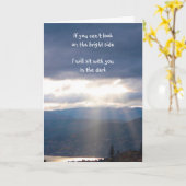 Tegen je aanzitten in het donker Aanmoedigingskaar Kaart (Gele Bloem)