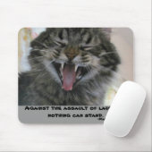 Tegen Laugher kan niets standhouden Muismat (Met muis)