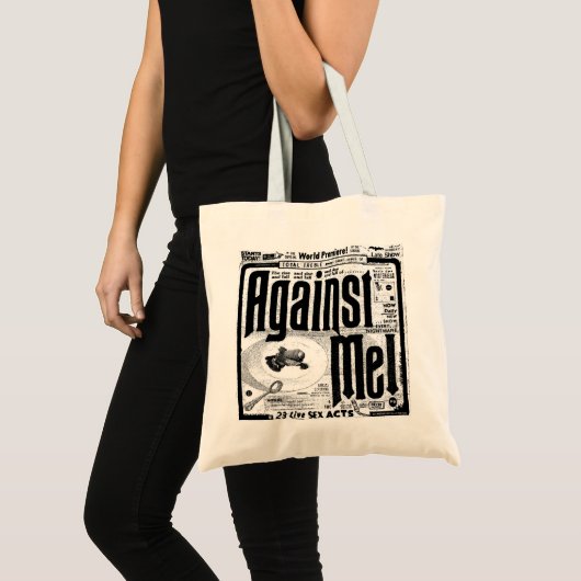 Tegen mij! (Bandje) Tote Bag (Voorkant (product))