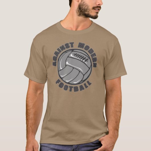 Tegen modern football - overhemden t-shirt (Voorkant)