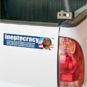tegen Obama Bumpersticker (Op Truck)
