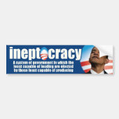 tegen Obama Bumpersticker (Voorkant)
