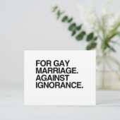 TEGEN ONWETENDHEID - PNG.NL BRIEFKAART (Staand voorkant)